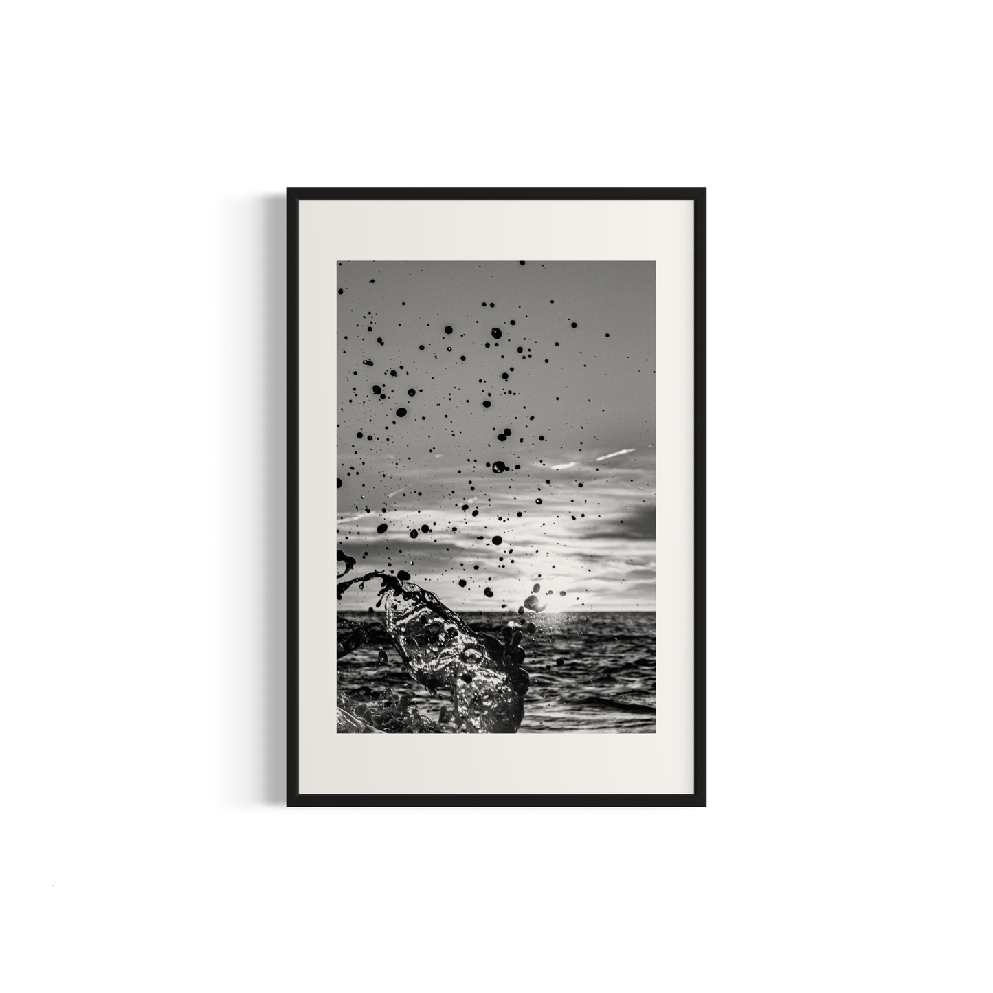 NOMO NOPRO 40 x 60 cm / Cadre Aluminium Noir Tirage "SEA SIDE" Carqueiranne n°10