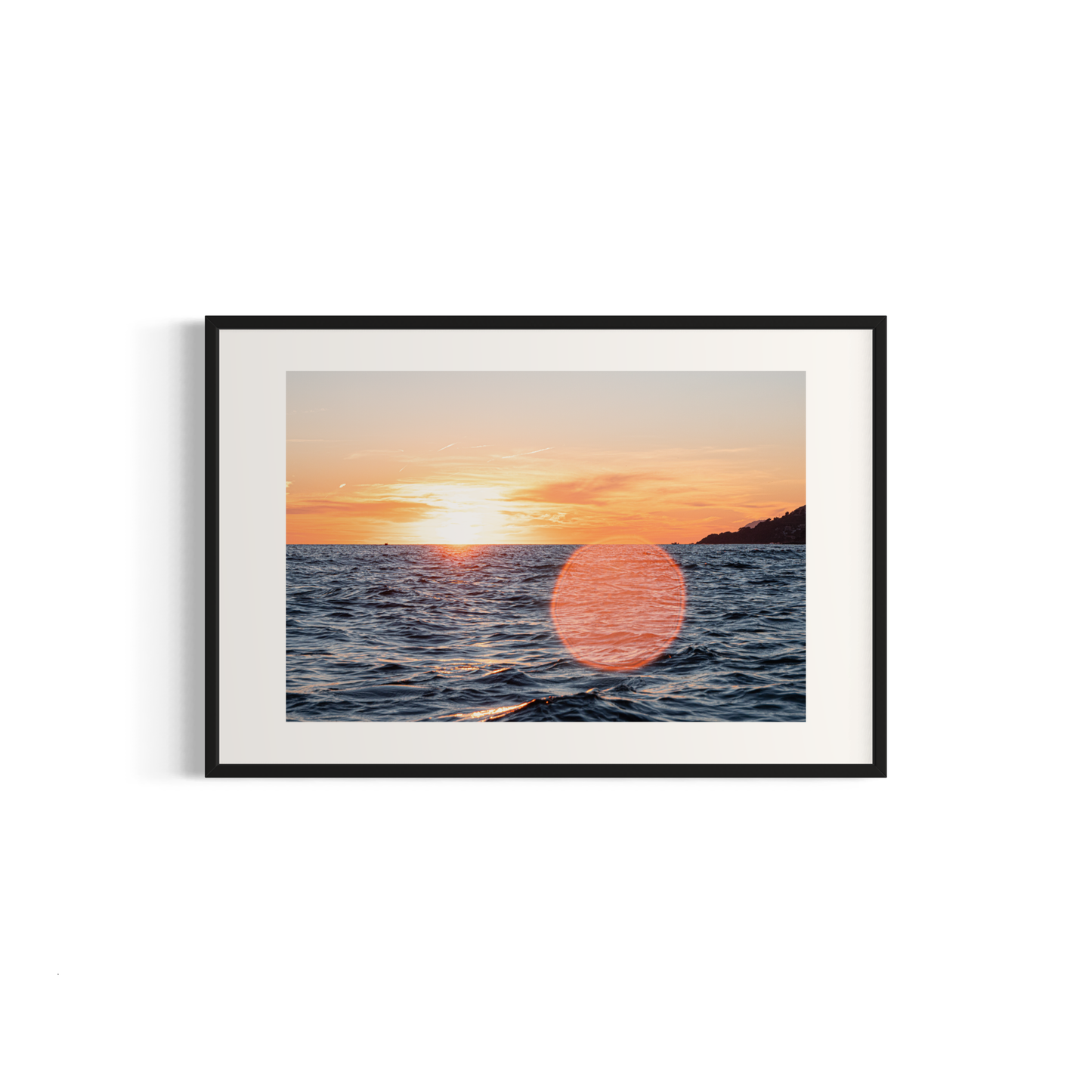NOMO NOPRO 40 x 60 cm / Cadre Aluminium Noir Tirage "SEA SIDE" Carqueiranne n°9