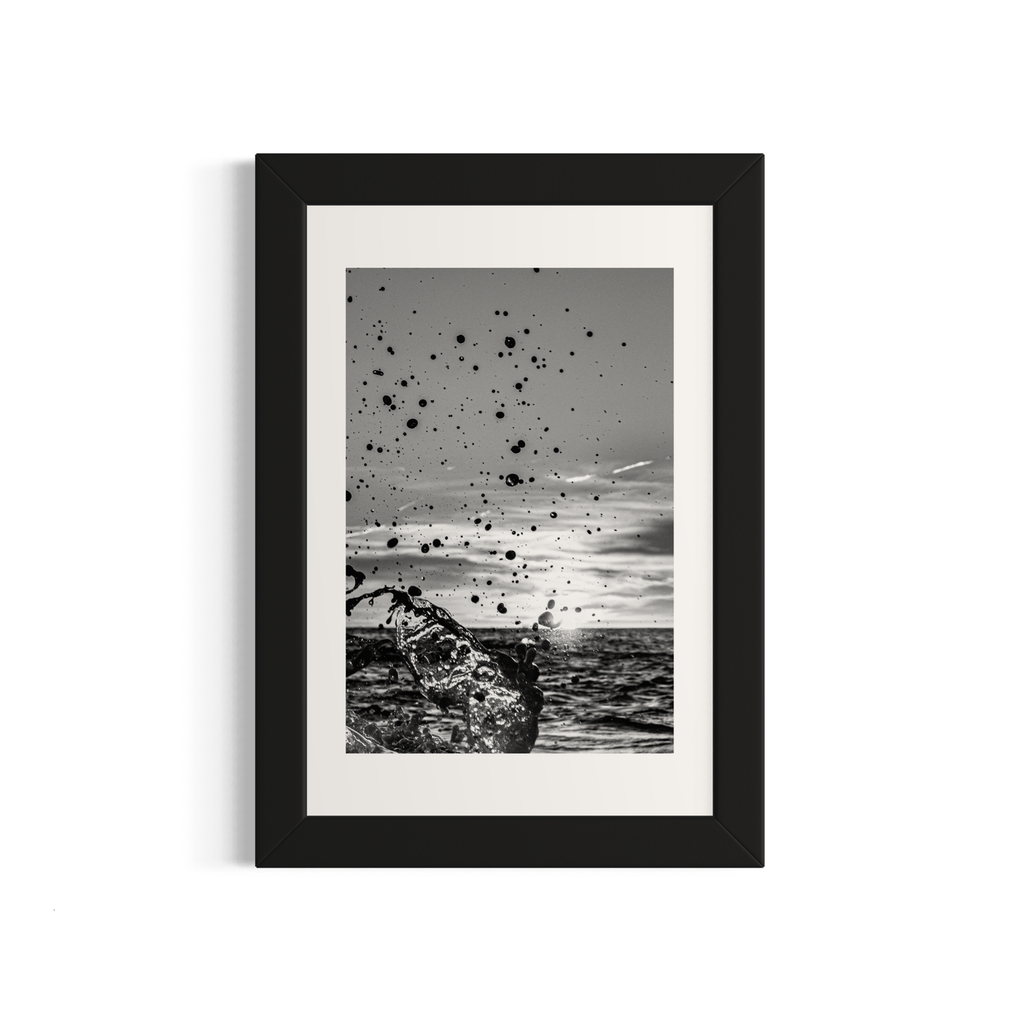 NOMO NOPRO 40 x 60 cm / Cadre Bois Noir Tirage "SEA SIDE" Carqueiranne n°10