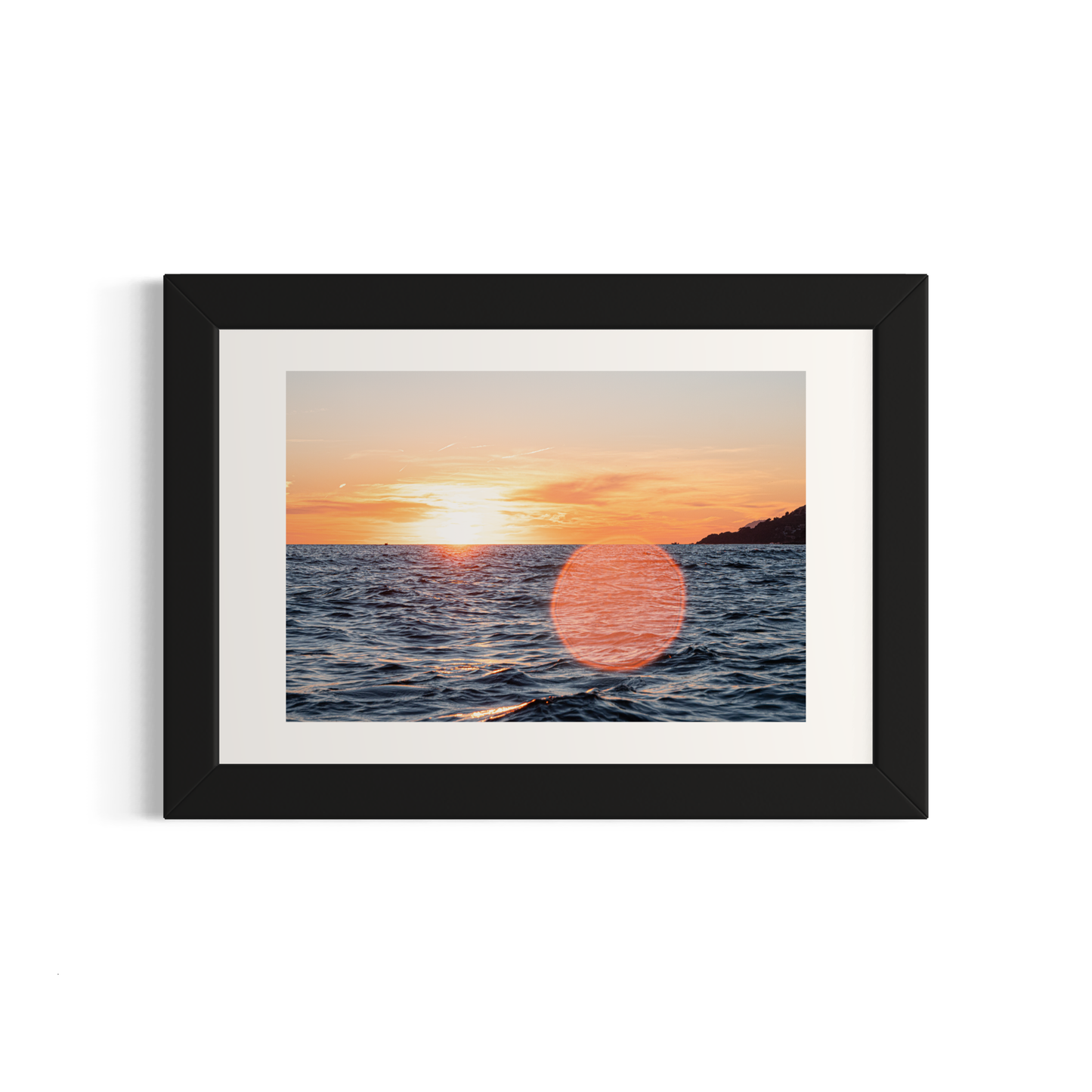 NOMO NOPRO 40 x 60 cm / Cadre Bois Noir Tirage "SEA SIDE" Carqueiranne n°9