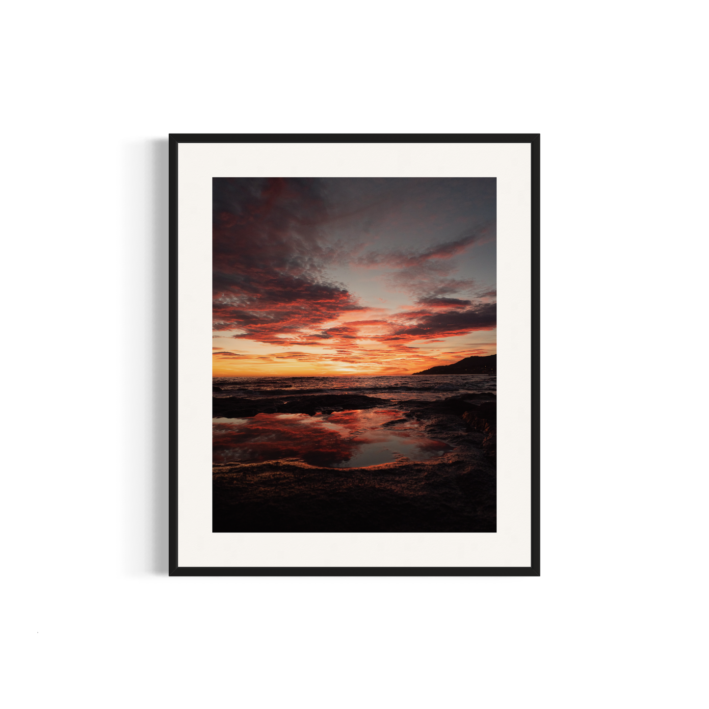 NOMO NOPRO 50 x 40 cm / Cadre Aluminium Noir Tirage "SEA SIDE" Carqueiranne n°8