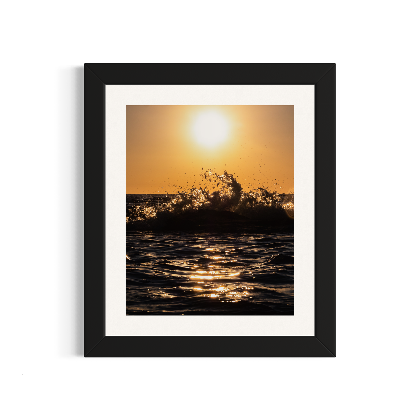NOMO NOPRO 50 x 40 cm / Cadre Bois Noir Tirage "SEA SIDE" Carqueiranne n°3