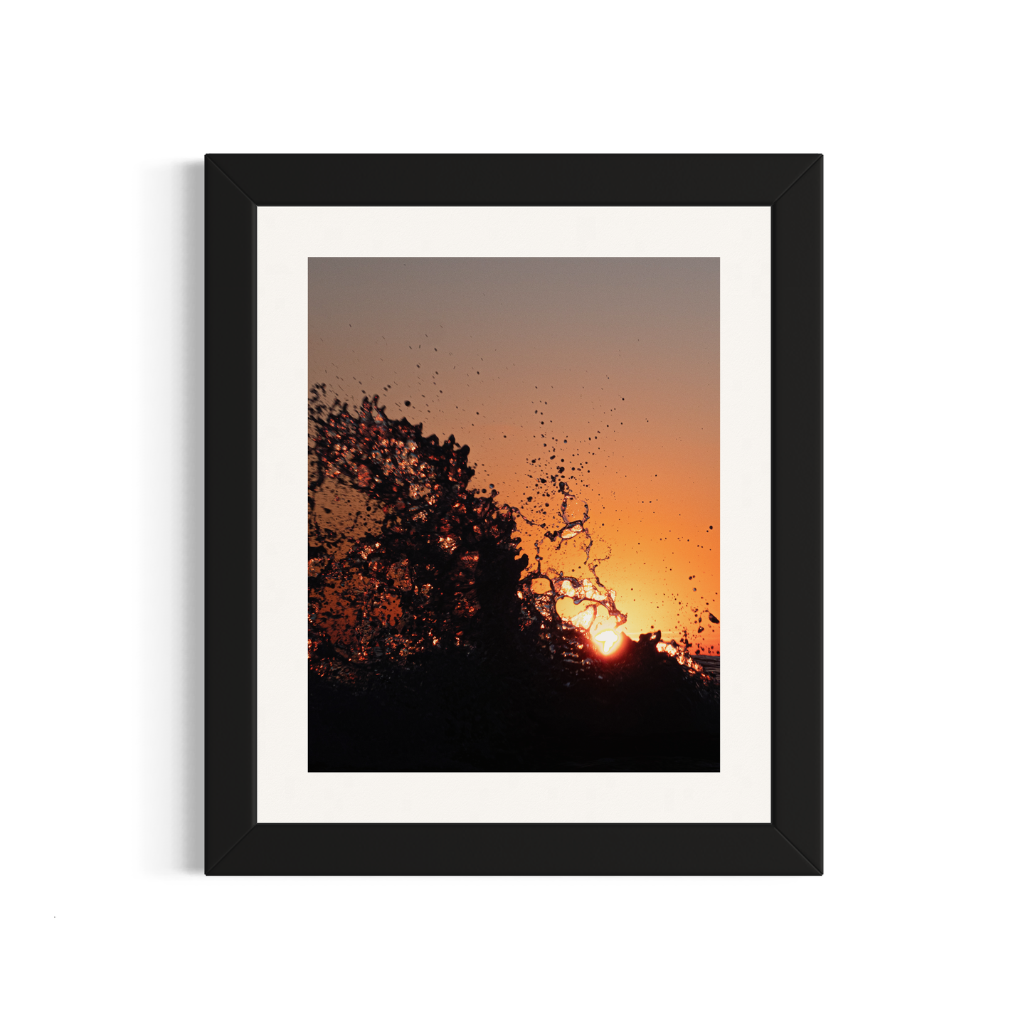NOMO NOPRO 50 x 40 cm / Cadre Bois Noir Tirage "SEA SIDE" Carqueiranne n°5