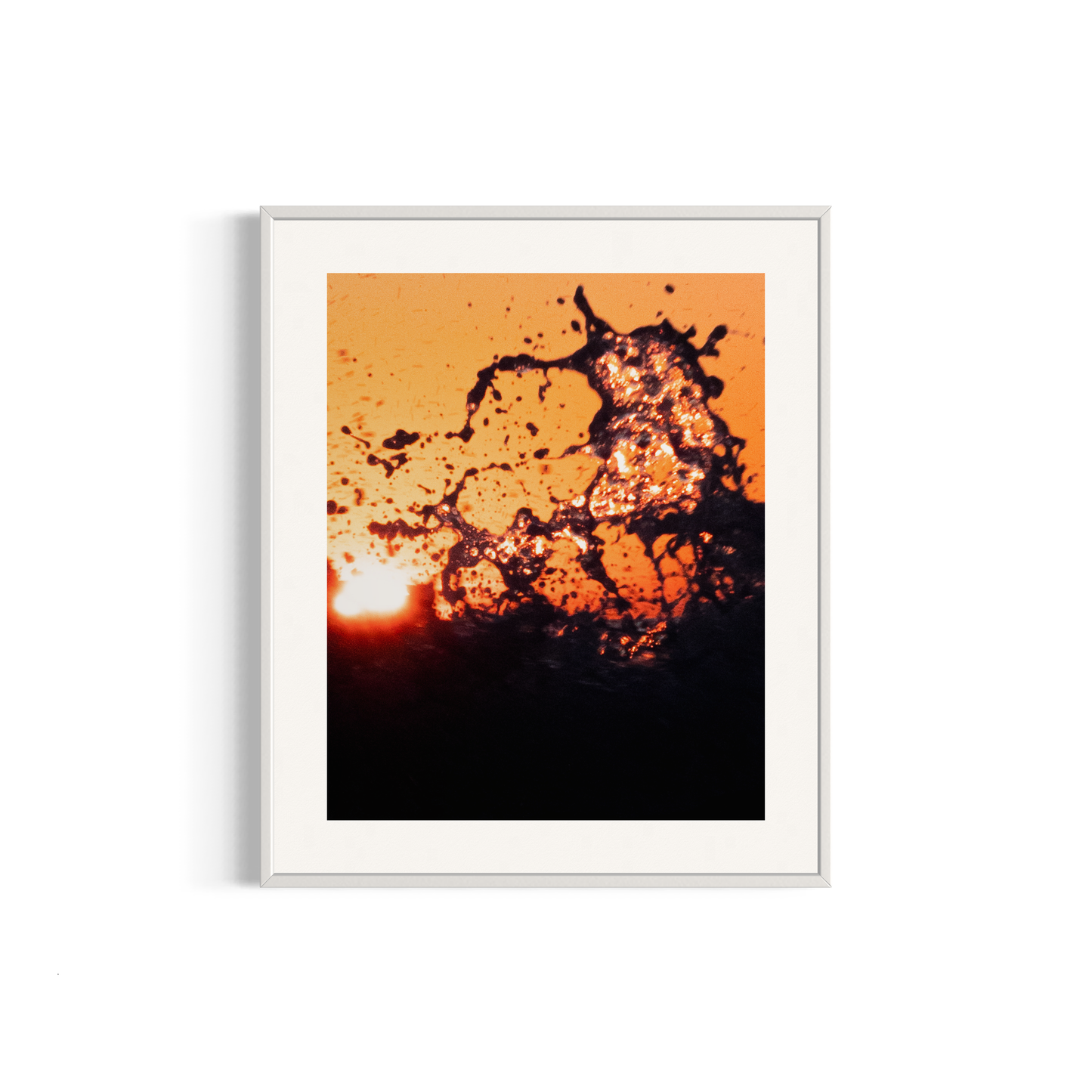 NOMO NOPRO 50 x 60 cm / Cadre Aluminium Blanc Tirage "SEA SIDE" Carqueiranne n°6