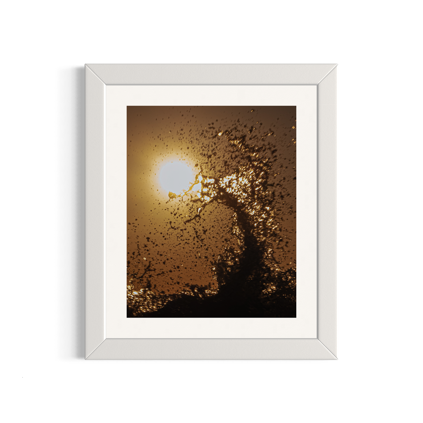 NOMO NOPRO 50 x 60 cm / Cadre Bois Blanc Tirage "SEA SIDE" Carqueiranne n°4