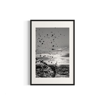 NOMO NOPRO 40 x 60 cm / Cadre Aluminium Noir Tirage "SEA SIDE" Carqueiranne n°10