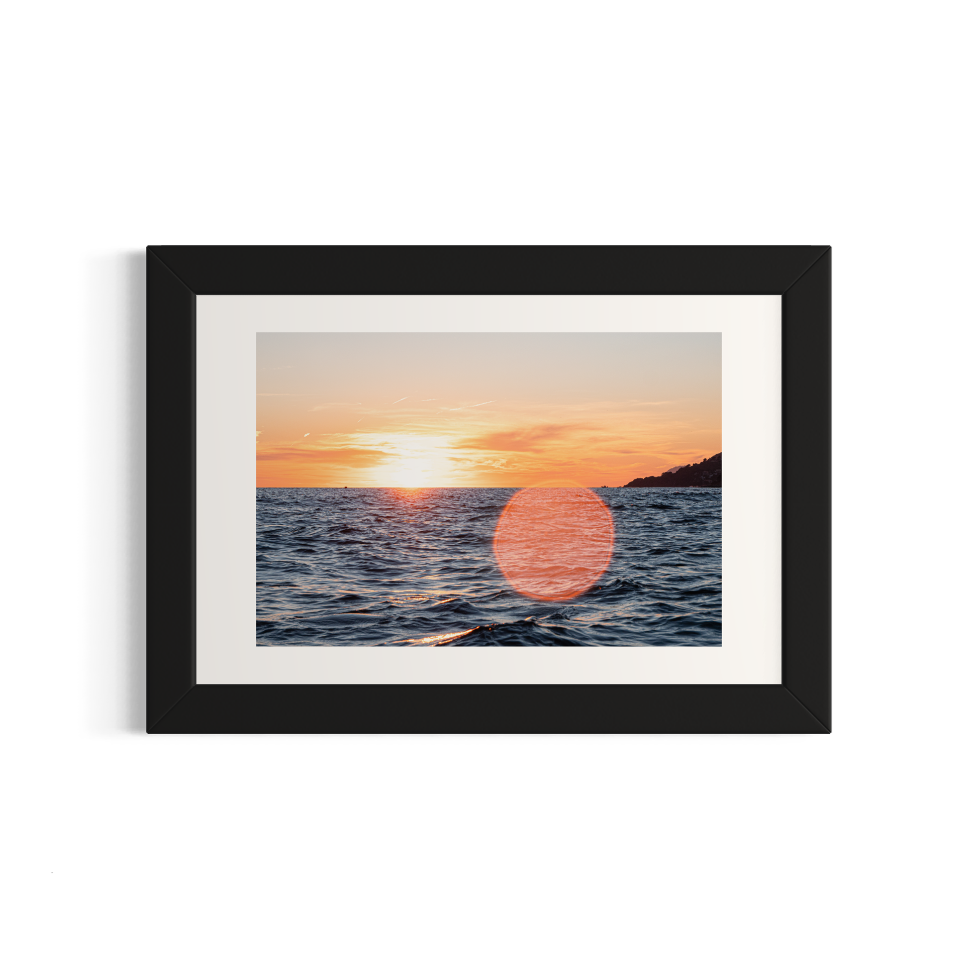 NOMO NOPRO 40 x 60 cm / Cadre Bois Noir Tirage "SEA SIDE" Carqueiranne n°9