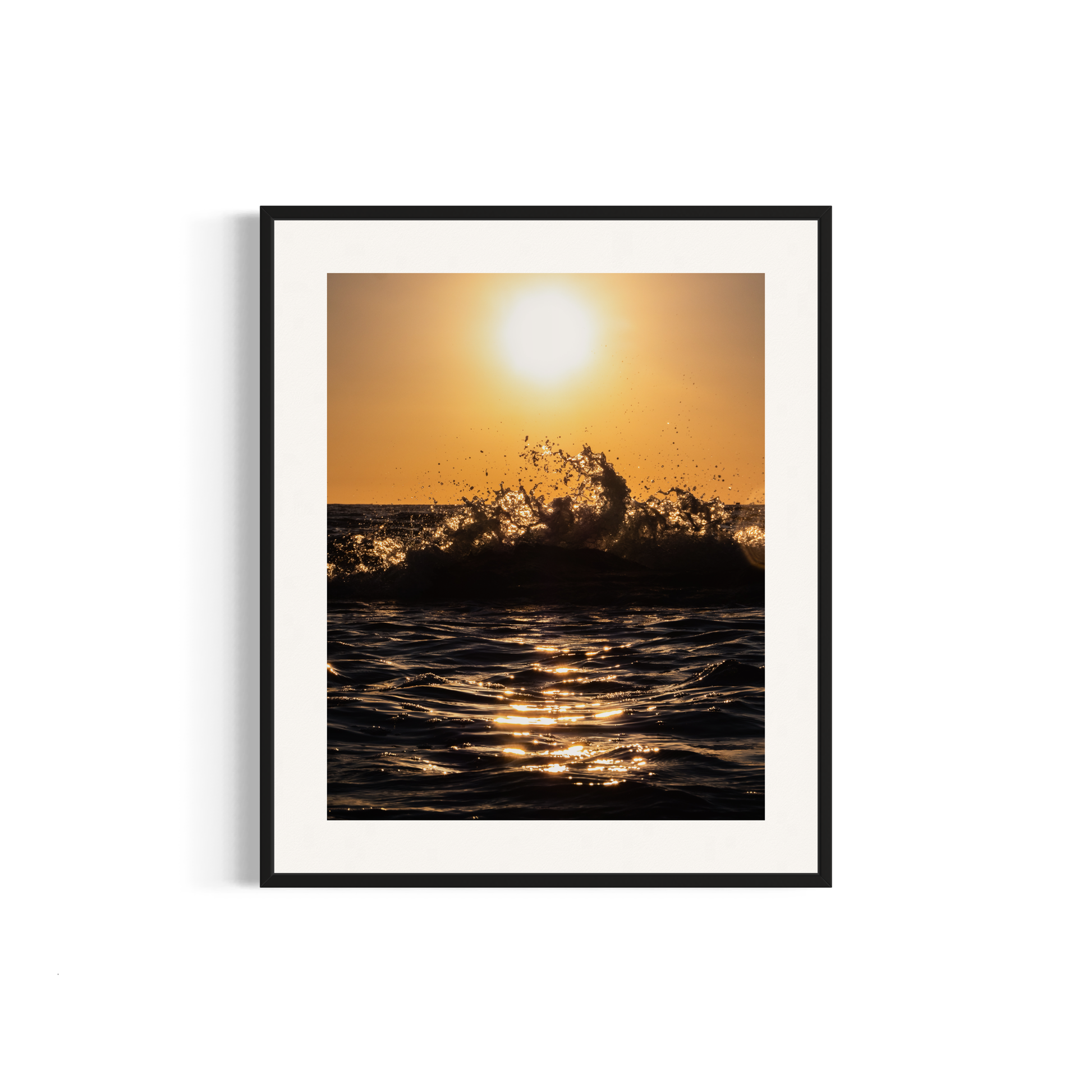 NOMO NOPRO 50 x 40 cm / Cadre Aluminium Noir Tirage "SEA SIDE" Carqueiranne n°3