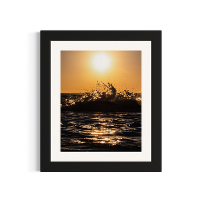 NOMO NOPRO 50 x 40 cm / Cadre Bois Noir Tirage "SEA SIDE" Carqueiranne n°3