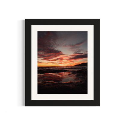 NOMO NOPRO 50 x 40 cm / Cadre Bois Noir Tirage "SEA SIDE" Carqueiranne n°8