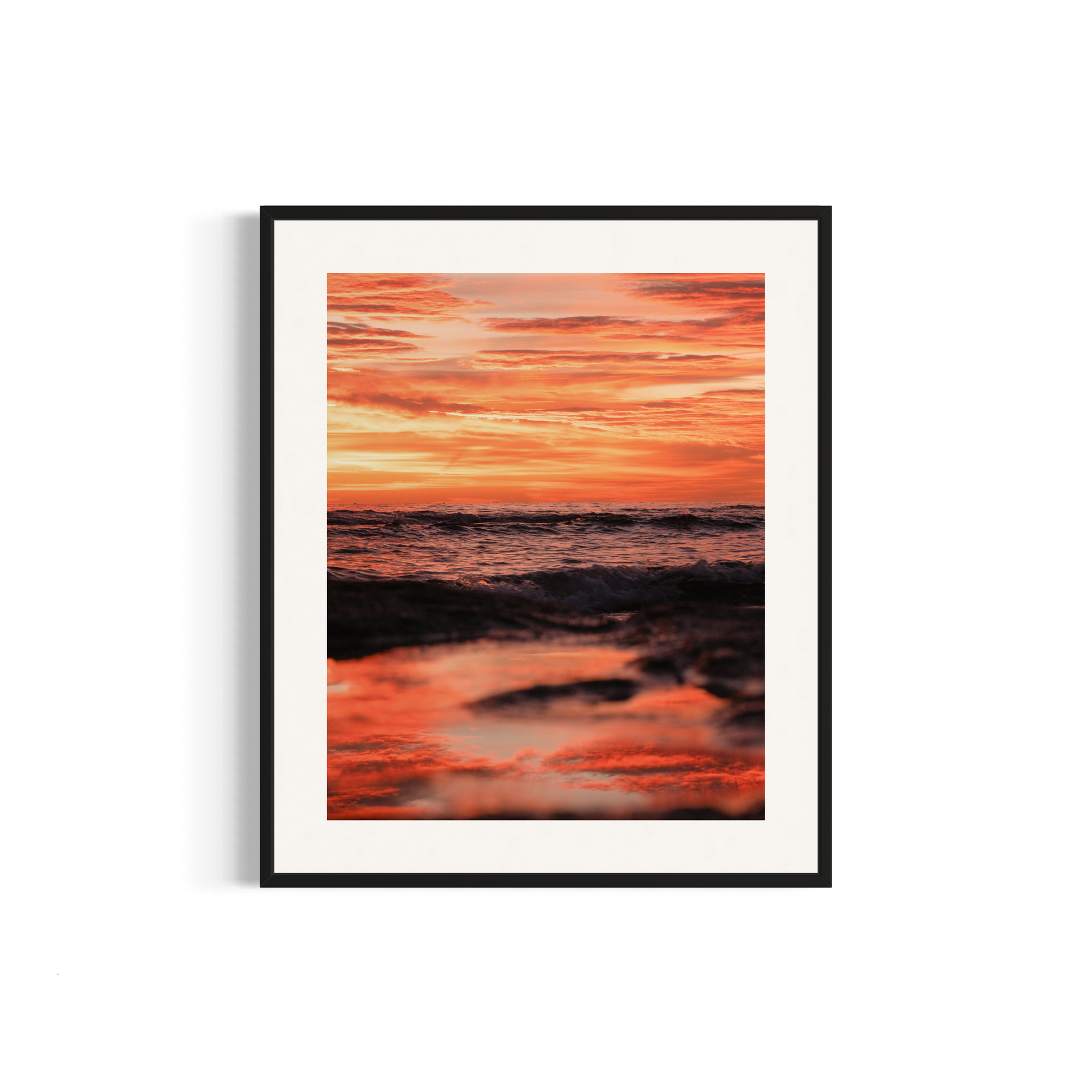 NOMO NOPRO 50 x 60 cm / Cadre Aluminium Noir Tirage "SEA SIDE" Carqueiranne n°7
