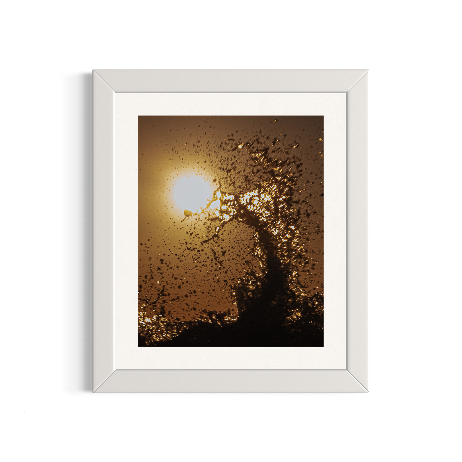 NOMO NOPRO 50 x 60 cm / Cadre Bois Blanc Tirage "SEA SIDE" Carqueiranne n°4